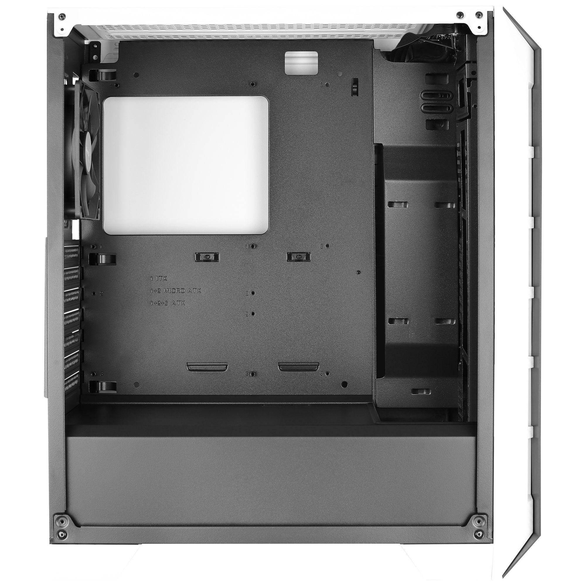 Caixa de Computador AEROCOOL CYLON PRO-G-WT-V2 (ATX, Micro ATX, Mini-ITX - Midi Tower - 16,7 cm - Branco) — miniatura 5