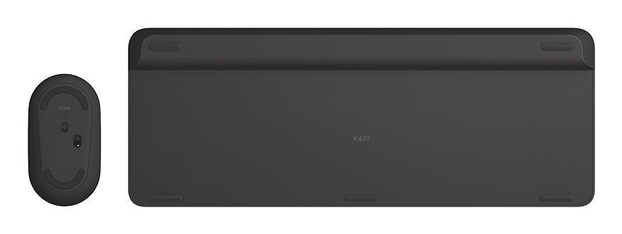 Conjunto Teclado e Rato LOGITECH MK470 (Espanhol - Tamanho completo - RF sem fios - Grafite) — miniatura 4