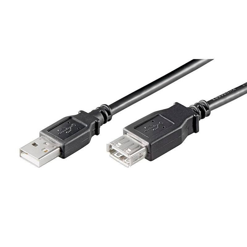 Cabo de Extensão USB EWENT EC1012 (1,8 m - USB A - Preto) — miniatura 2
