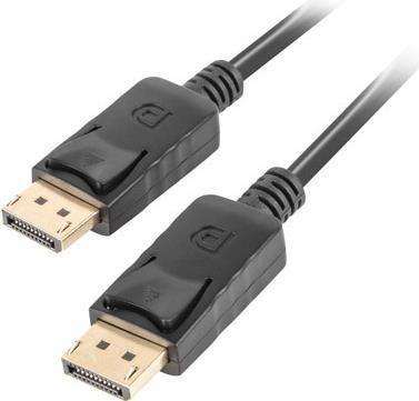 Cabo DisplayPort LANBERG CA-DPDP-10CC-0005-BK (0,5 m - Preto)