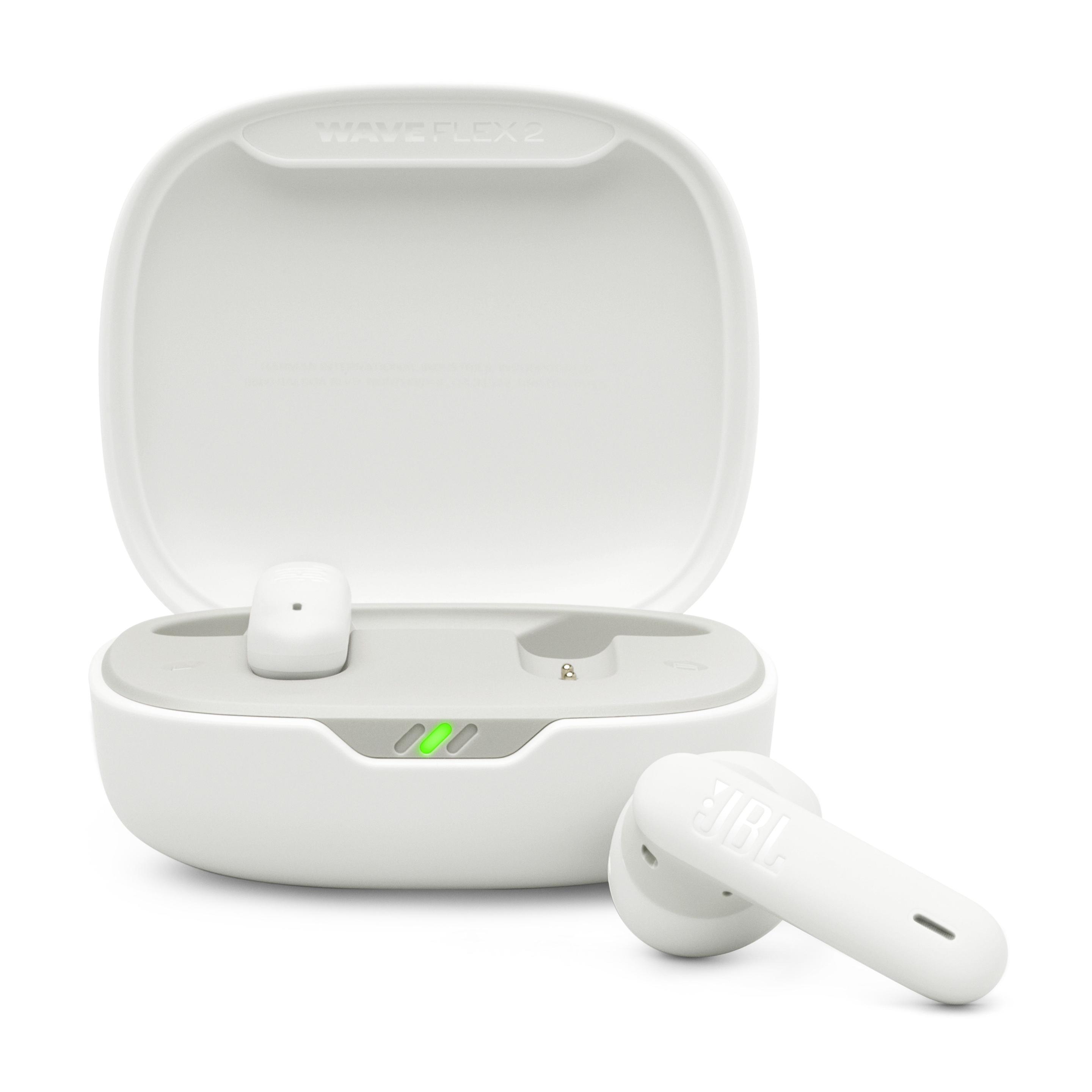 Auscultadores JBL Wave Flex 2 (5 W - USB Type-C - Branco)