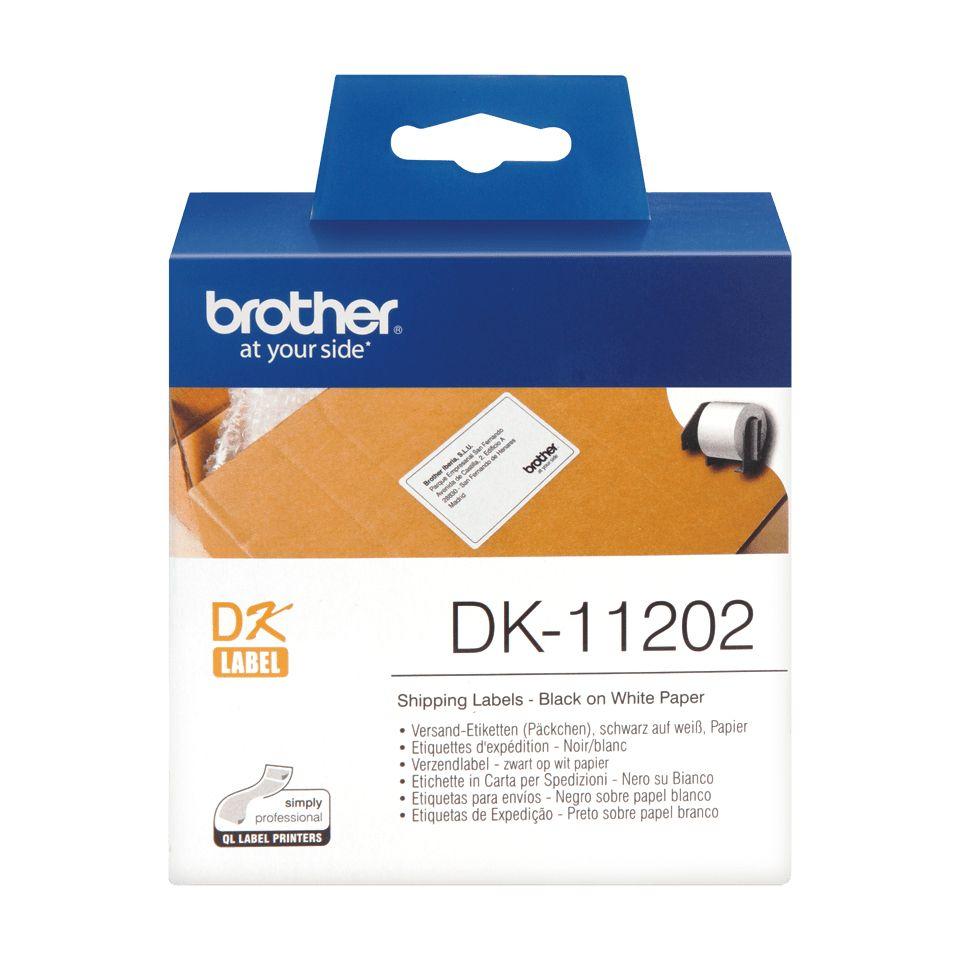 Rolo de Etiquetas Pré-cortadas BROTHER DK-11202 (300 unidades - Branco), miniatura 2