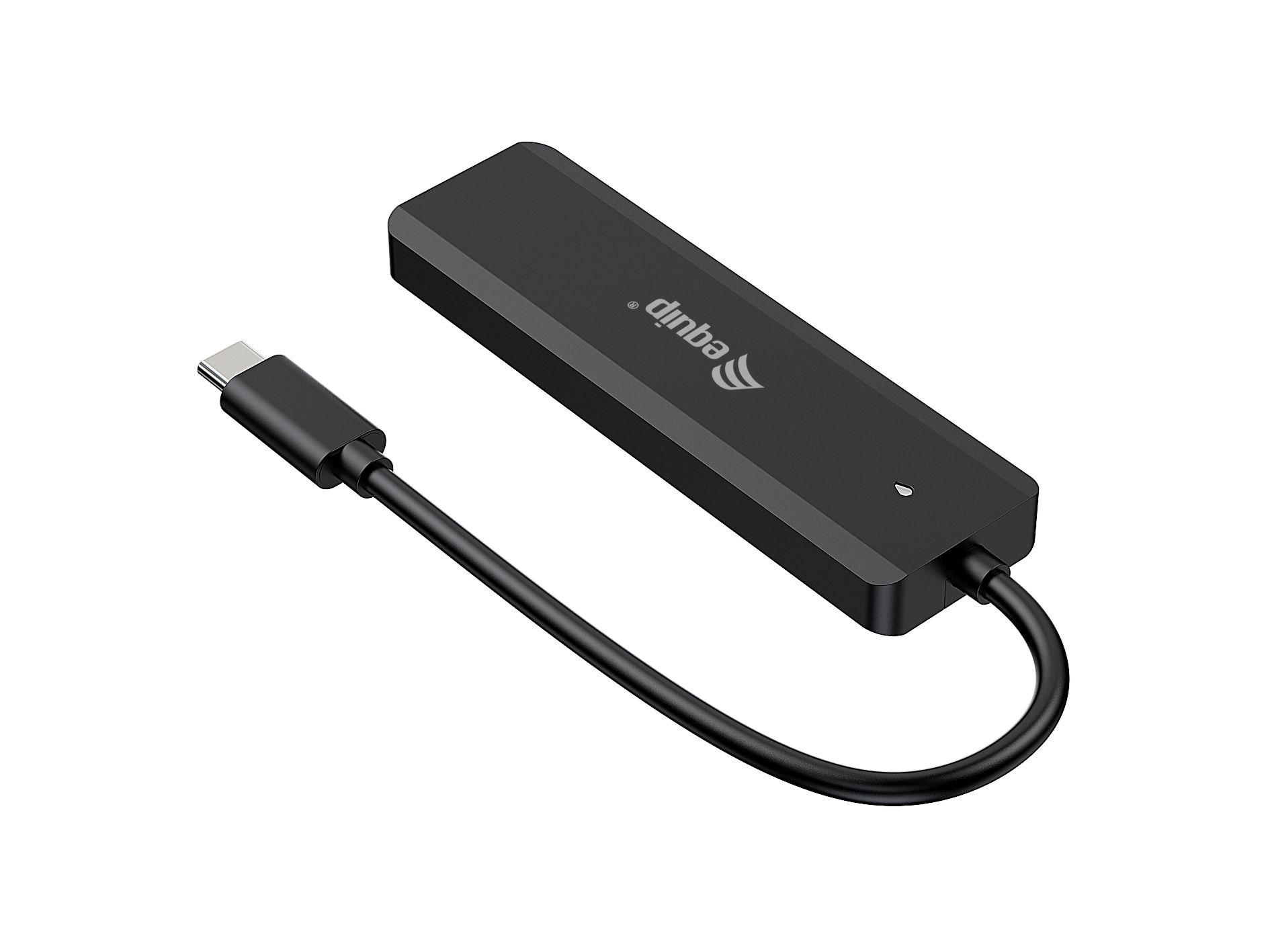 Hub USB-C EQUIP 128966 (0,18 m - Preto) — miniatura 2