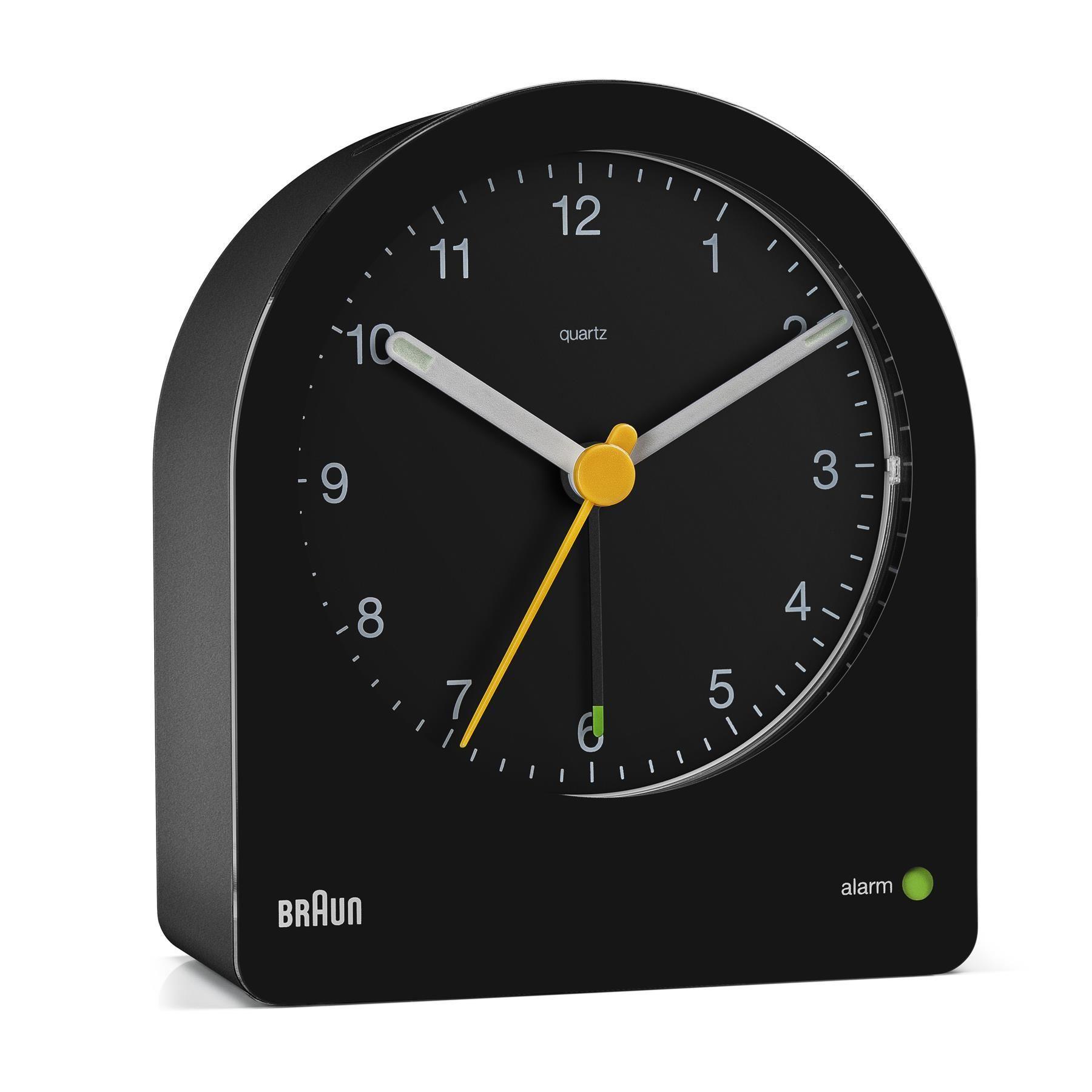Despertador BRAUN BC22 BK (Preto e Amarelo)