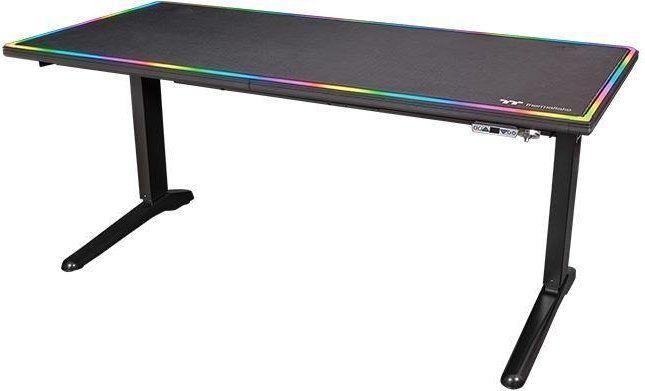 Secretária Gaming THERMALTAKE Level 20 GT BattleStation (Preto), miniatura 2