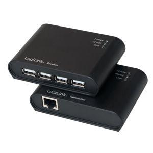 Extensor USB LOGILINK UA0230 (50 m - USB 2.0 - Preto)