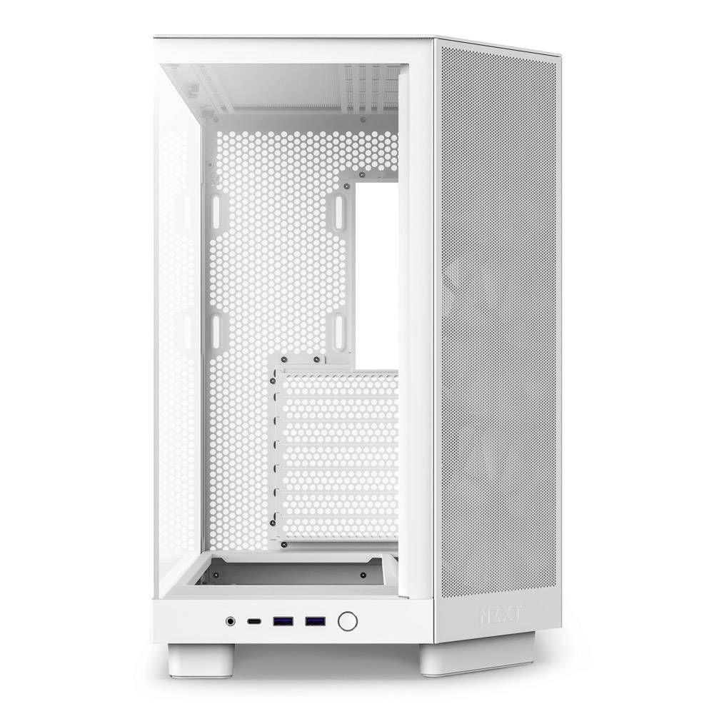 Caixa ATX NZXT H6 Flow (ATX, Micro ATX, Mini-ITX - ATX, SFX, SFX-L - Midi Tower - Branco) — miniatura 5