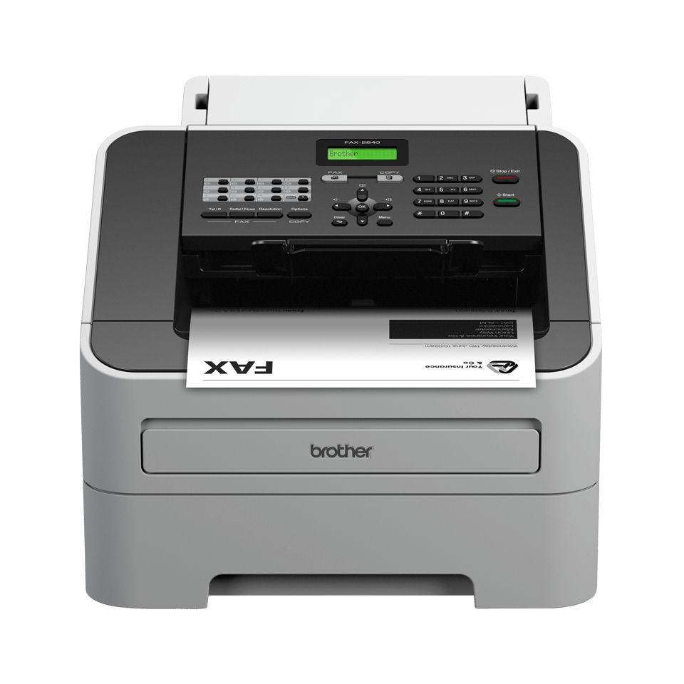 Máquina de Fax Laser BROTHER FAX-2840 (A4 - ITU-T G3 - Preto e Cinzento)