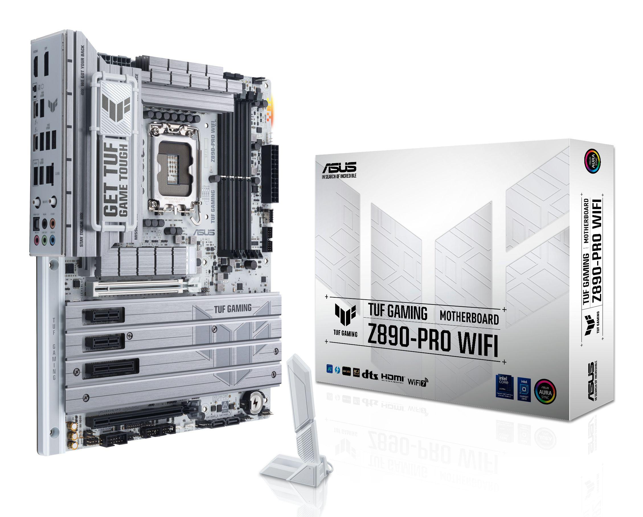 Motherboard ASUS TUF GAMING Z890-PRO WIFI (LGA 1851 (Socket V1) - Intel Core Ultra - ATX - Wi-Fi 7)