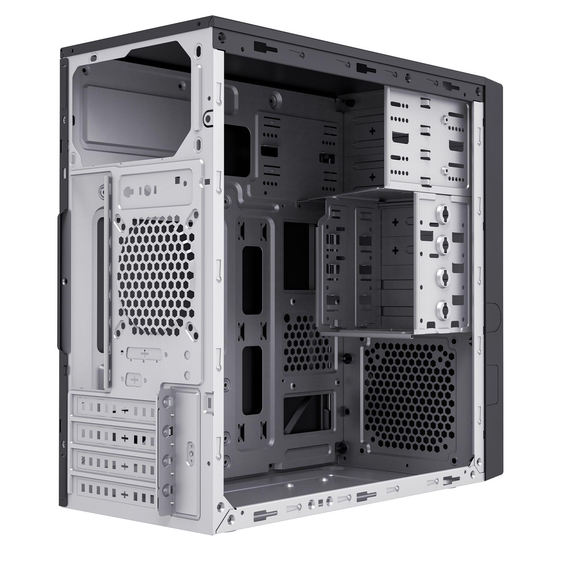 Caixa PC UNYKACH AERO C12 V2 (micro ATX - Micro Tower - 14 cm - Preto) — miniatura 5