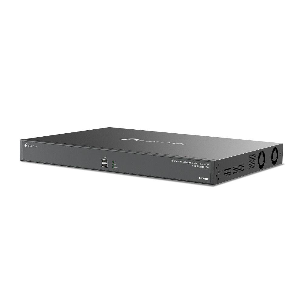 Gravador de Vídeo em Rede TP-LINK VIGI NVR4016H (16 canais - 4K - Preto) — miniatura 2