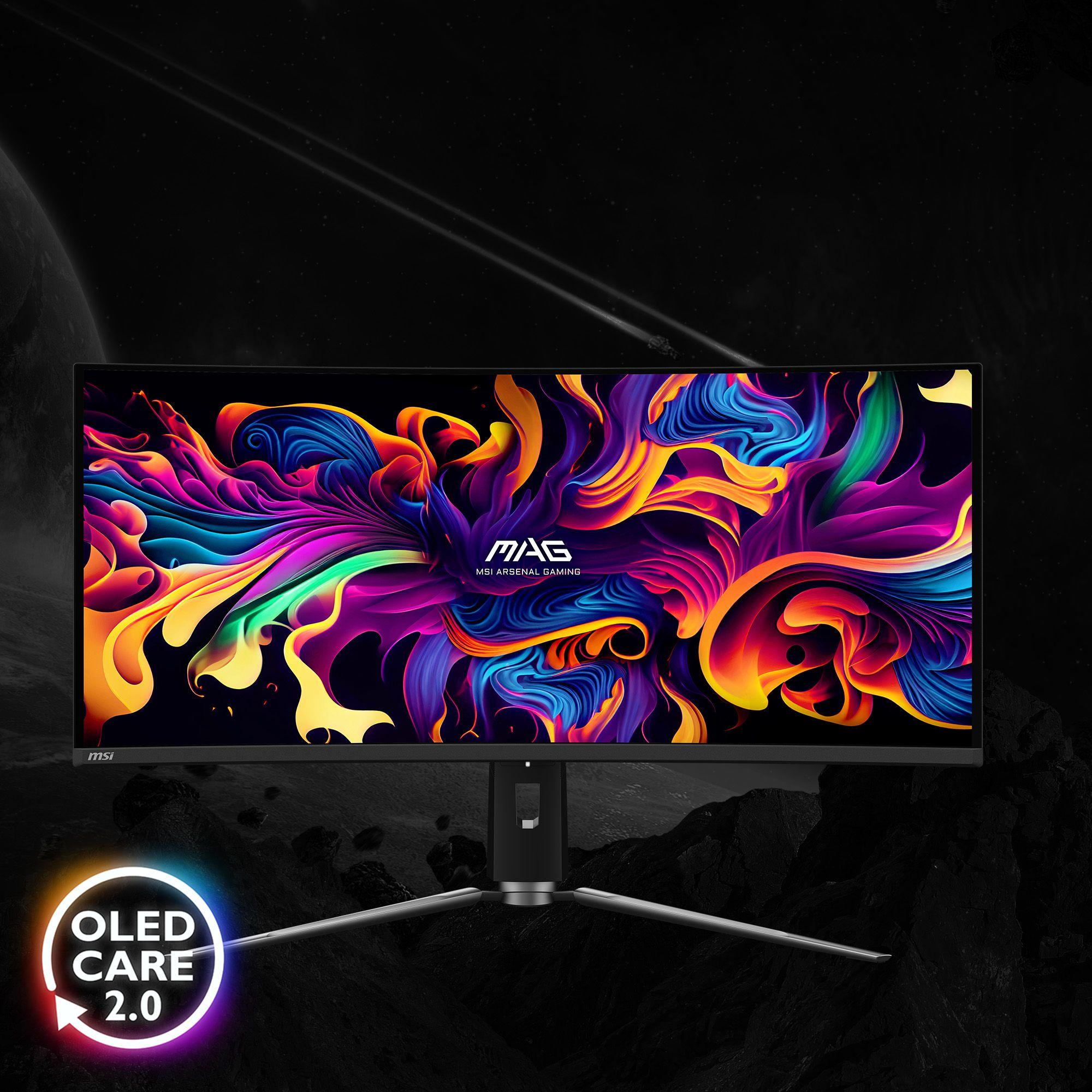 Monitor MSI MAG 341CQPDE QD-OLED (34" - OLED - 175 Hz - Preto) — miniatura 13