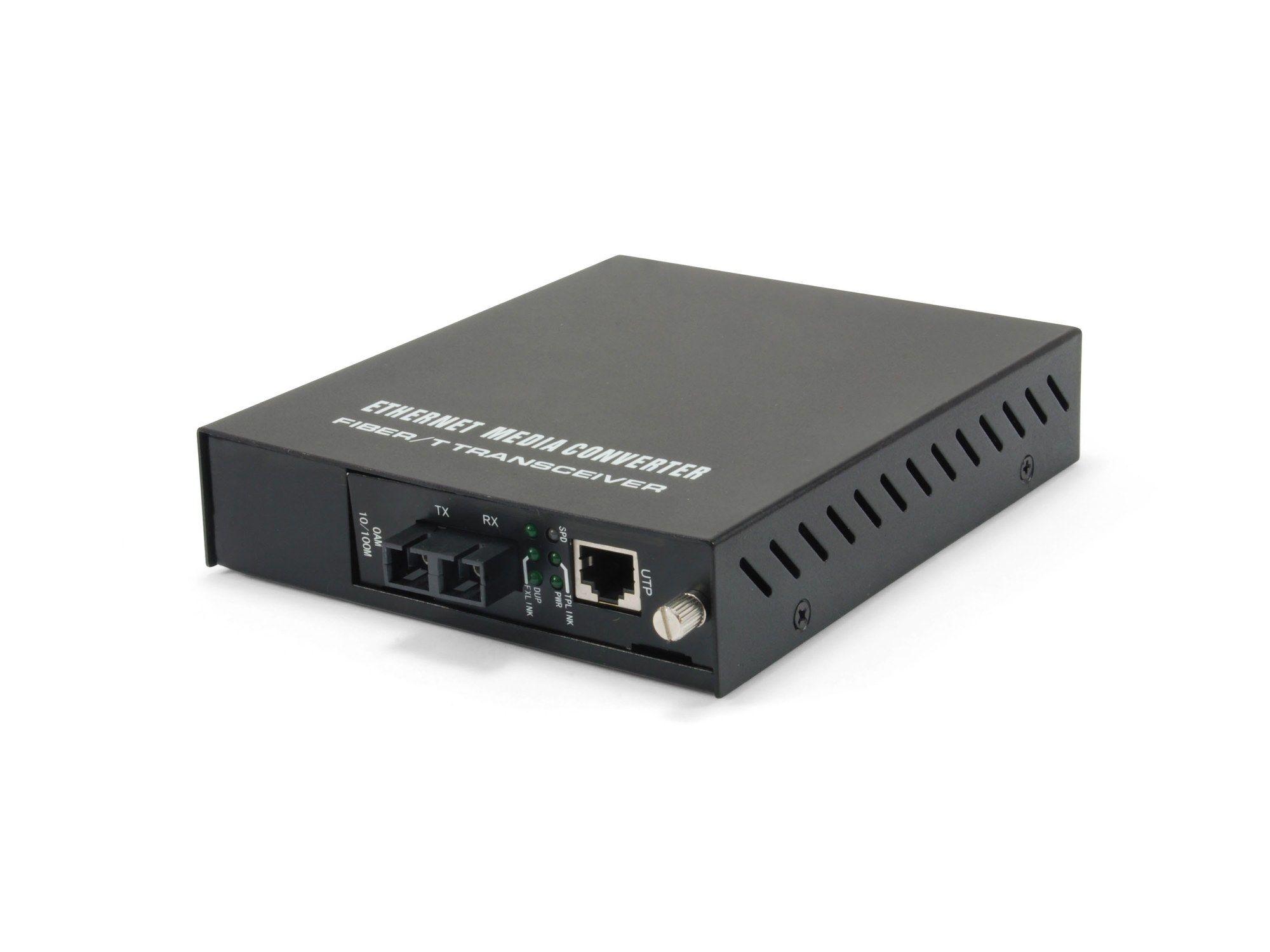 Conversor de Média LEVELONE FVM-1101 (Fast Ethernet - 100 Mbit/s - Prateado)