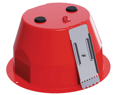 Cúpula Ignífuga Metálica BOSCH LC1-MFDS (EN 54 - Vermelho)