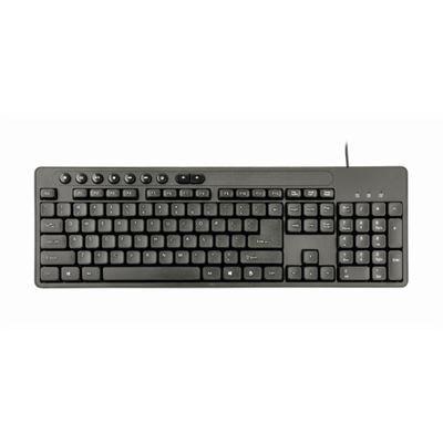 Teclado e Rato GEMBIRD KBS-UM-04 (US - Com fios - Universal - Preto), miniatura 3