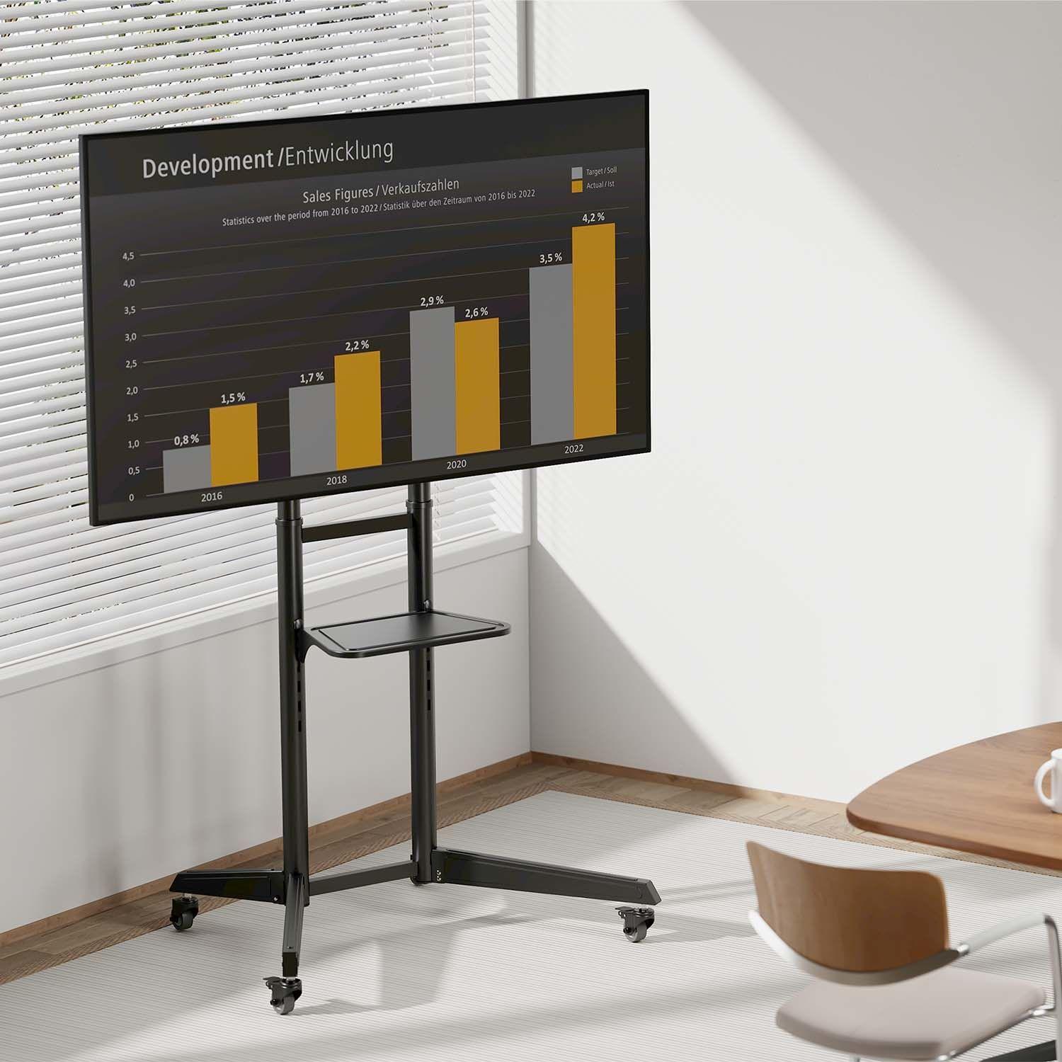 Suporte de Chão TV AISENS FT70TE-211 (37-70" - 50 kg - Preto) — miniatura 5