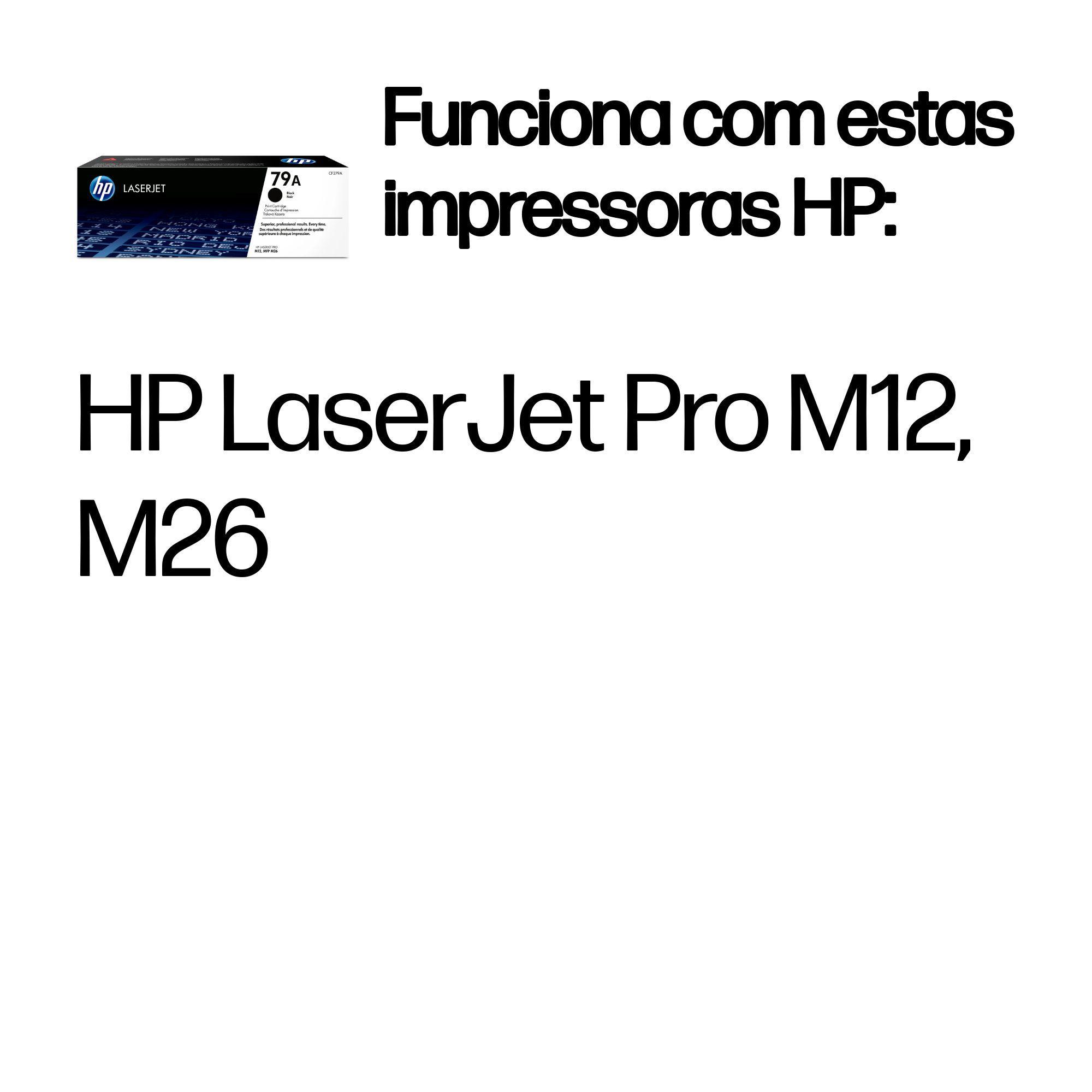 Toner HP 79A CF279A (1000 páginas - Preto) — miniatura 2