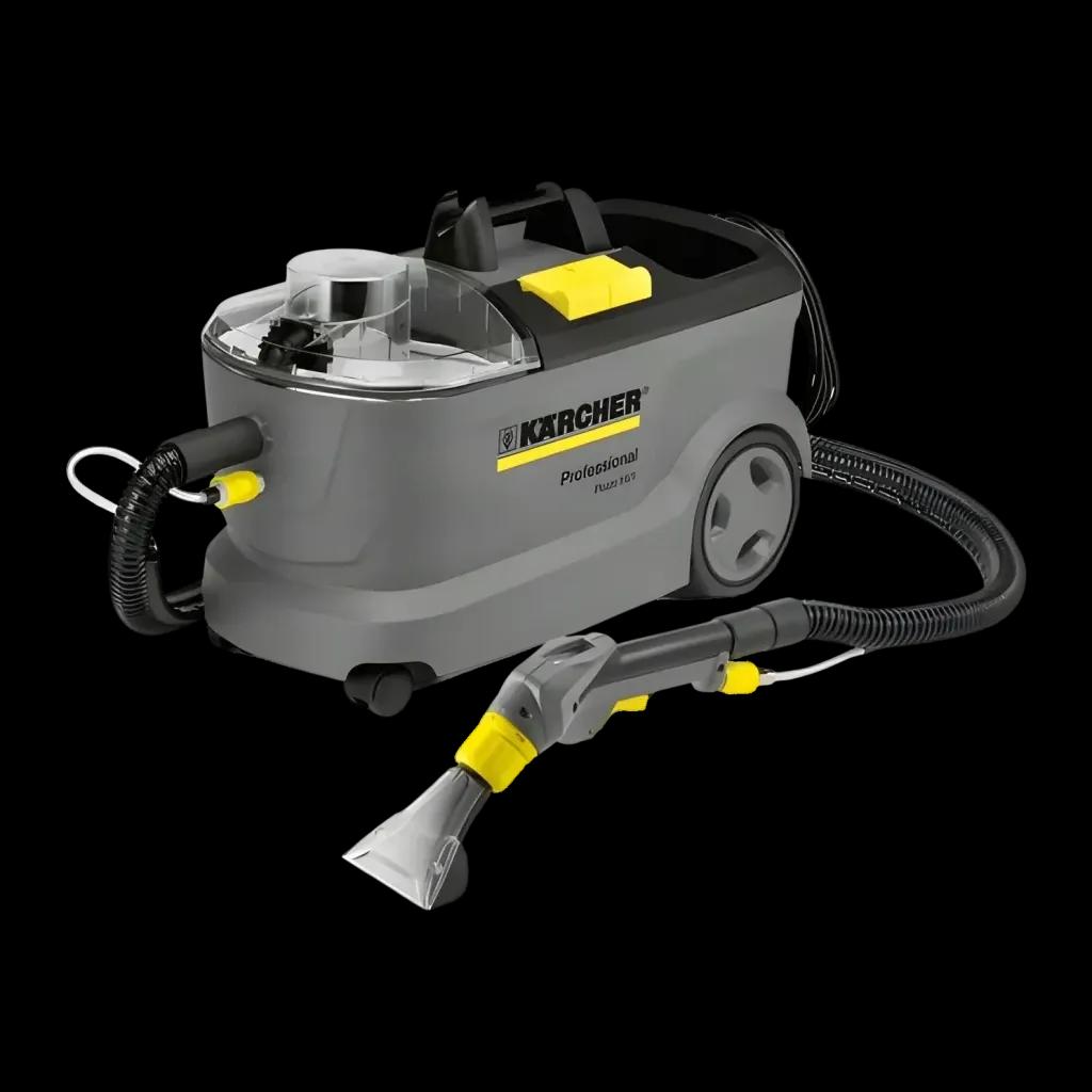 Aspirador de Injeção-Extração KÄRCHER Professional Puzzi 10/1 (Altura 44 cm - 25,4 kPa - Tapetes, pisos duros - Preto e Amarelo)