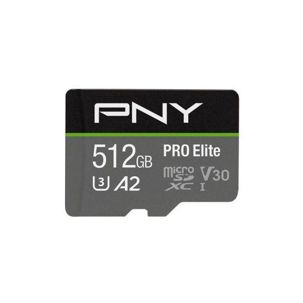 Cartão de Memória microSDXC PNY Pro Elite 512GB (512GB - Classe 10 - 100 MB/s)