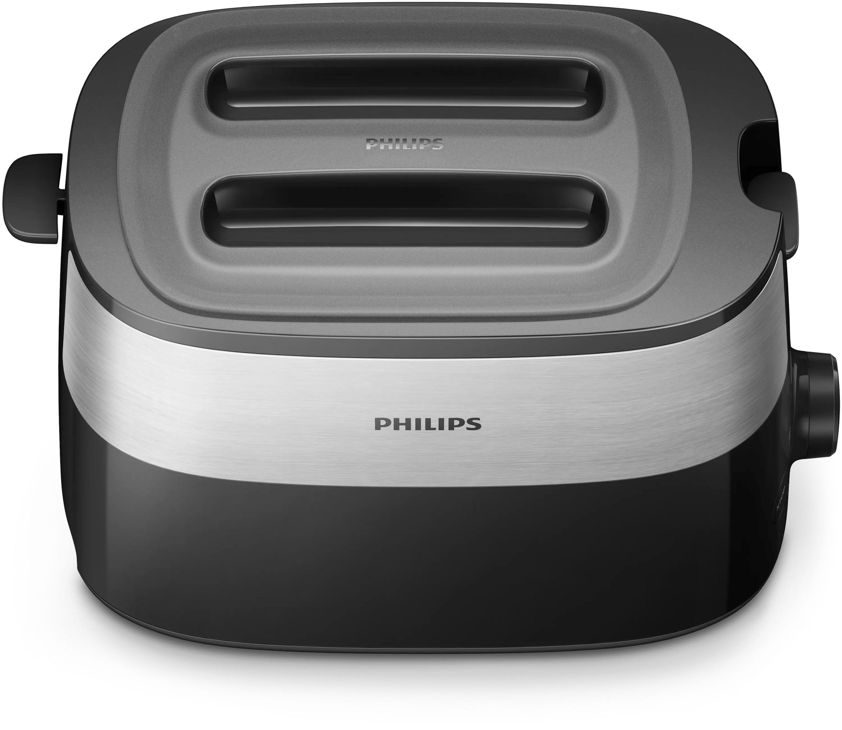 Torradeira PHILIPS HD2517/90 (900 W - 2 fatias - Metal - Preto e Prateado) — miniatura 4