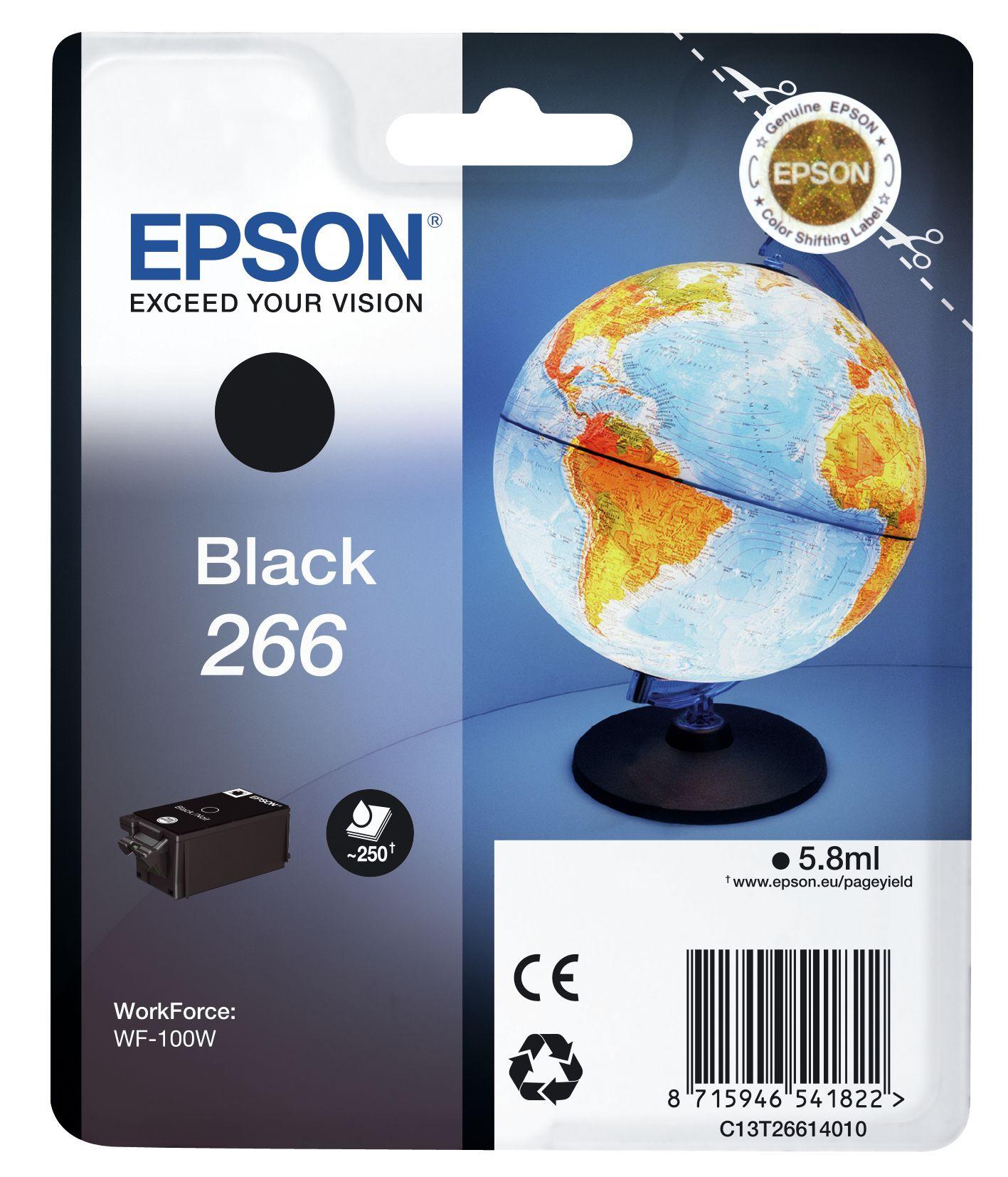 Tinteiro EPSON 266 (250 páginas - Preto)