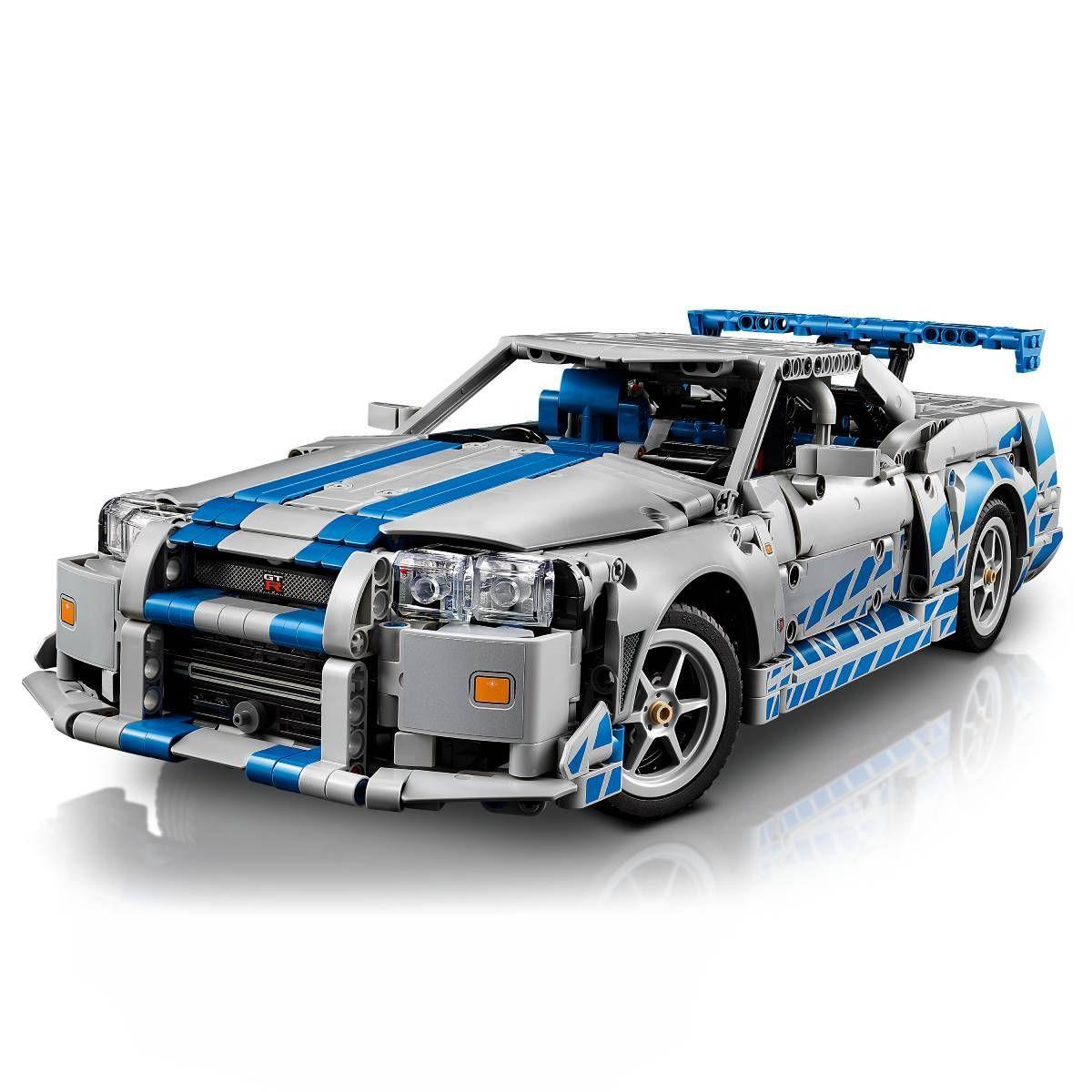 LEGO 42210 Technic Velocidade Furiosa Carro Nissan Skyline GT-R (R34) (18+ anos - 1410 peças), miniatura 4
