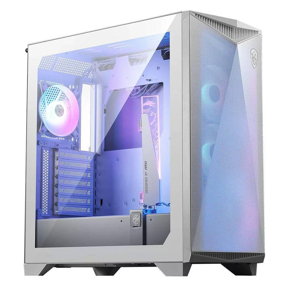 Caixa PC MSI MPG GUNGNIR 300R AIRFLOW (ATX, EATX, ITX, micro ATX - ATX, SFX, SFX-L - Midi Tower - Branco) — miniatura 2