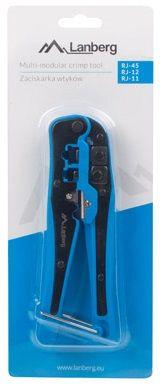 Alicate para Cravar Fichas LANBERG NT-0202 (Preto e Azul), miniatura 4