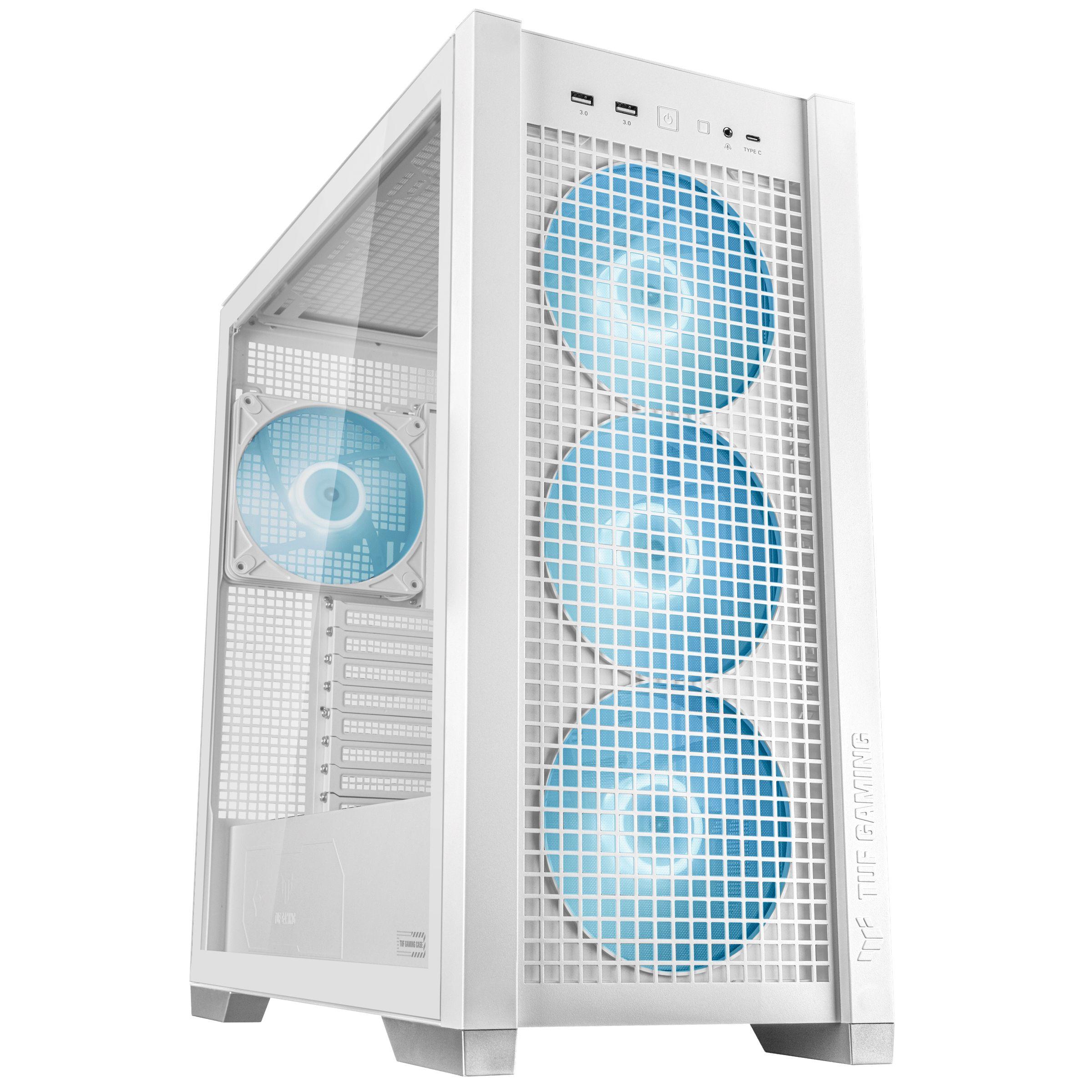 Caixa PC ASUS TUF Gaming GT302 ARGB (EATX, ATX, micro ATX, Mini-ITX - Midi Tower - 16,5 cm - Branco) — miniatura 8