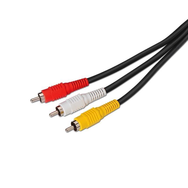 Cabo de Áudio e Vídeo Composto NANOCABLE 10.24.0830 (3x RCA - 30 m - Preto) — miniatura 4