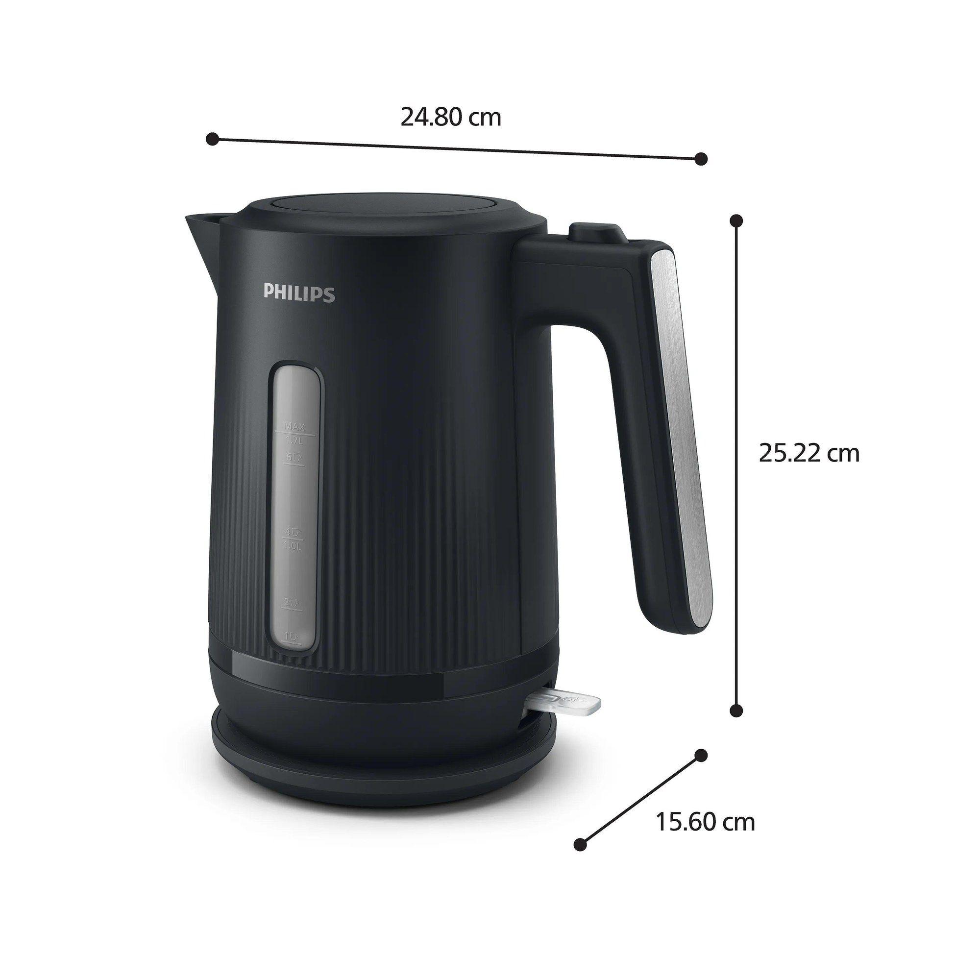 Jarro Elétrico PHILIPS 3000 Series HD9411/90 (2200 W - 1,7 l - Plástico - Preto), miniatura 2
