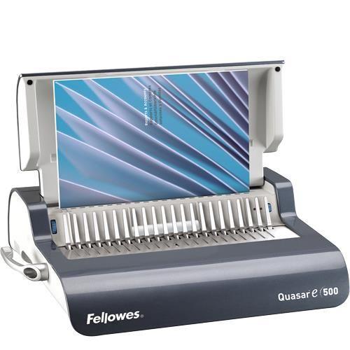 Encadernadora FELLOWES Quasar-E 500 (500 Folhas - Grafite), miniatura 3