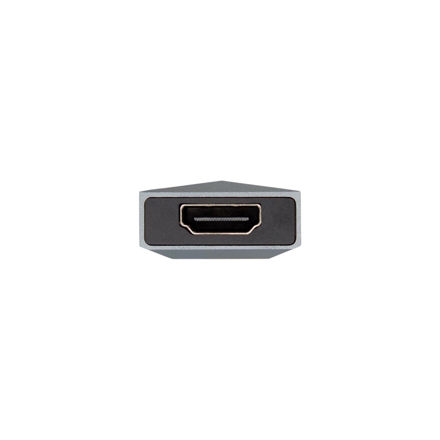 Hub USB-C AISENS ASUC-4P002-GR (0,15 m - Cinzento), miniatura 4