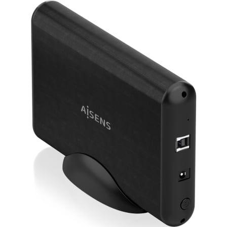 Caixa Externa para Disco Rígido 3,5″ AISENS ASE-3533B (3,5″ - USB 3.0 - Preto)