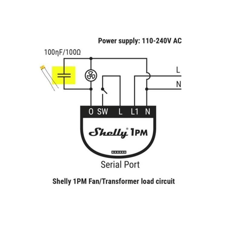 Filtro RC SHELLY RC Snubber (600 V - 100 nF - 100 Ω), miniatura 3