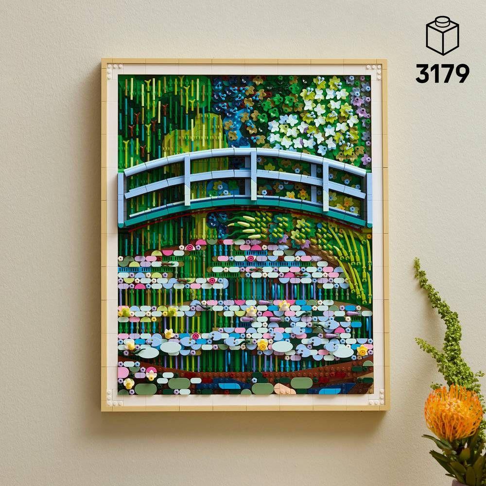 LEGO 31220 Art Claude Monet - Ponte sobre um Lago de Nenúfares (18+ anos - 3179 peças), miniatura 4