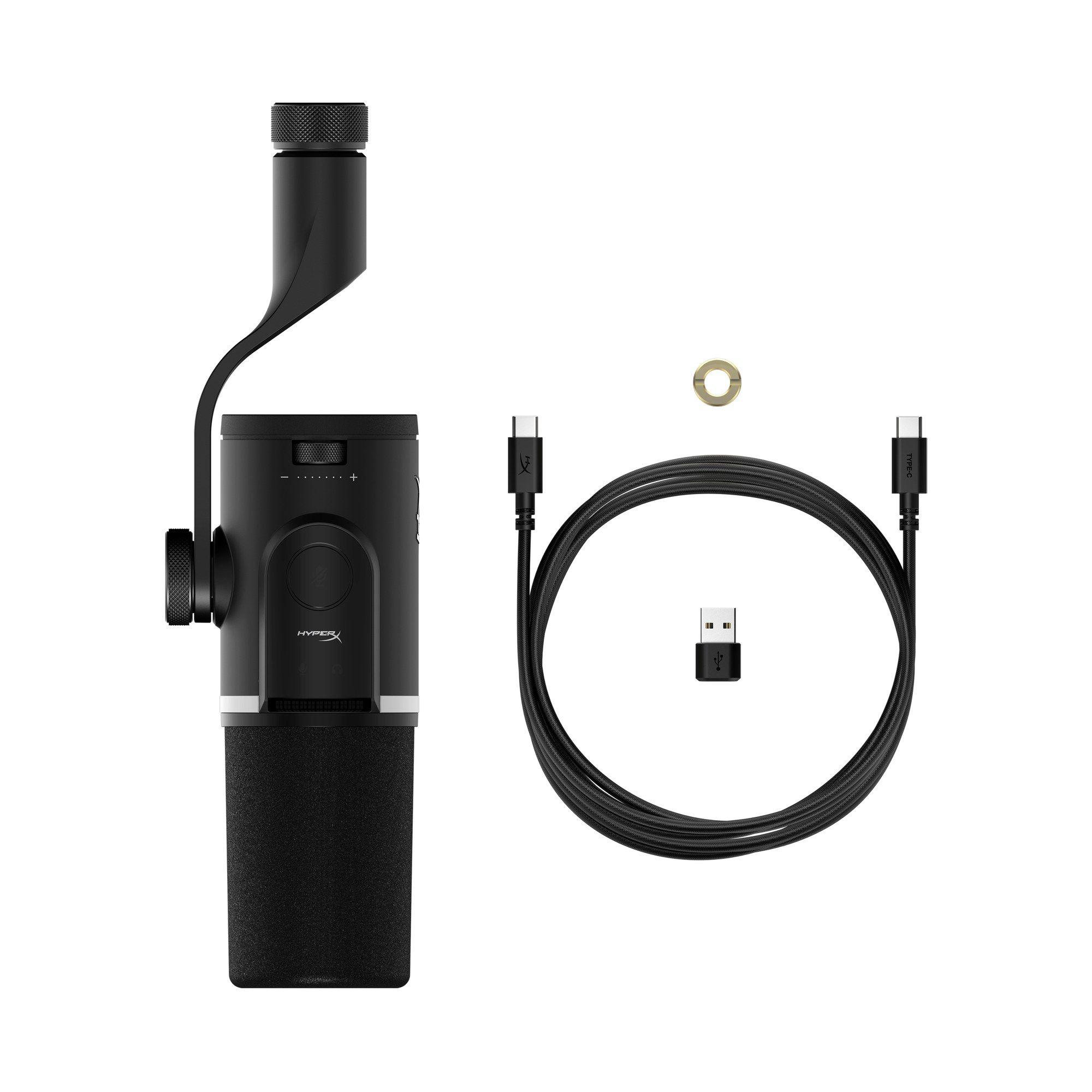 Microfone Dinâmico HYPERX FlipCast (Microfone dinâmico - Com fios - XLR/USB - Preto) — miniatura 7
