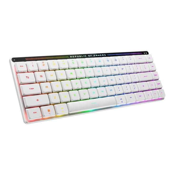 Teclado ASUS ROG Falchion RX Low Profile (QWERTZ - ROG RX Red - 65% - Branco) — miniatura 3