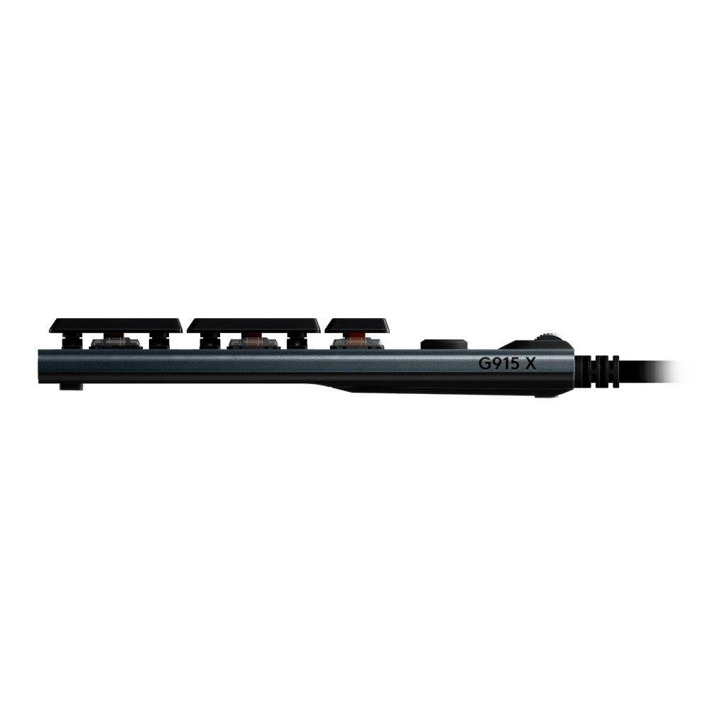 Teclado LOGITECH G915 X Wired (Inglês - Mecânico - Tamanho completo - Preto), miniatura 3