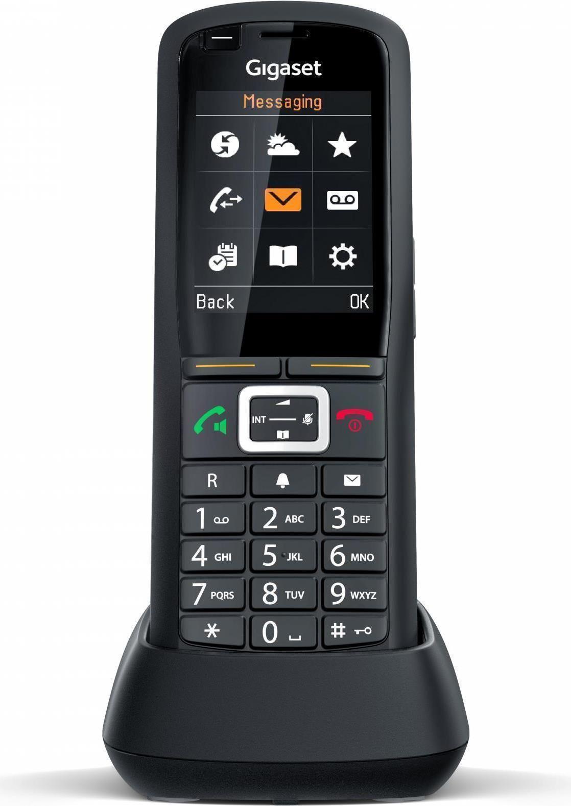 Telefone Sem Fios DECT GIGASET R700H PRO (13 h em conversação - Preto)