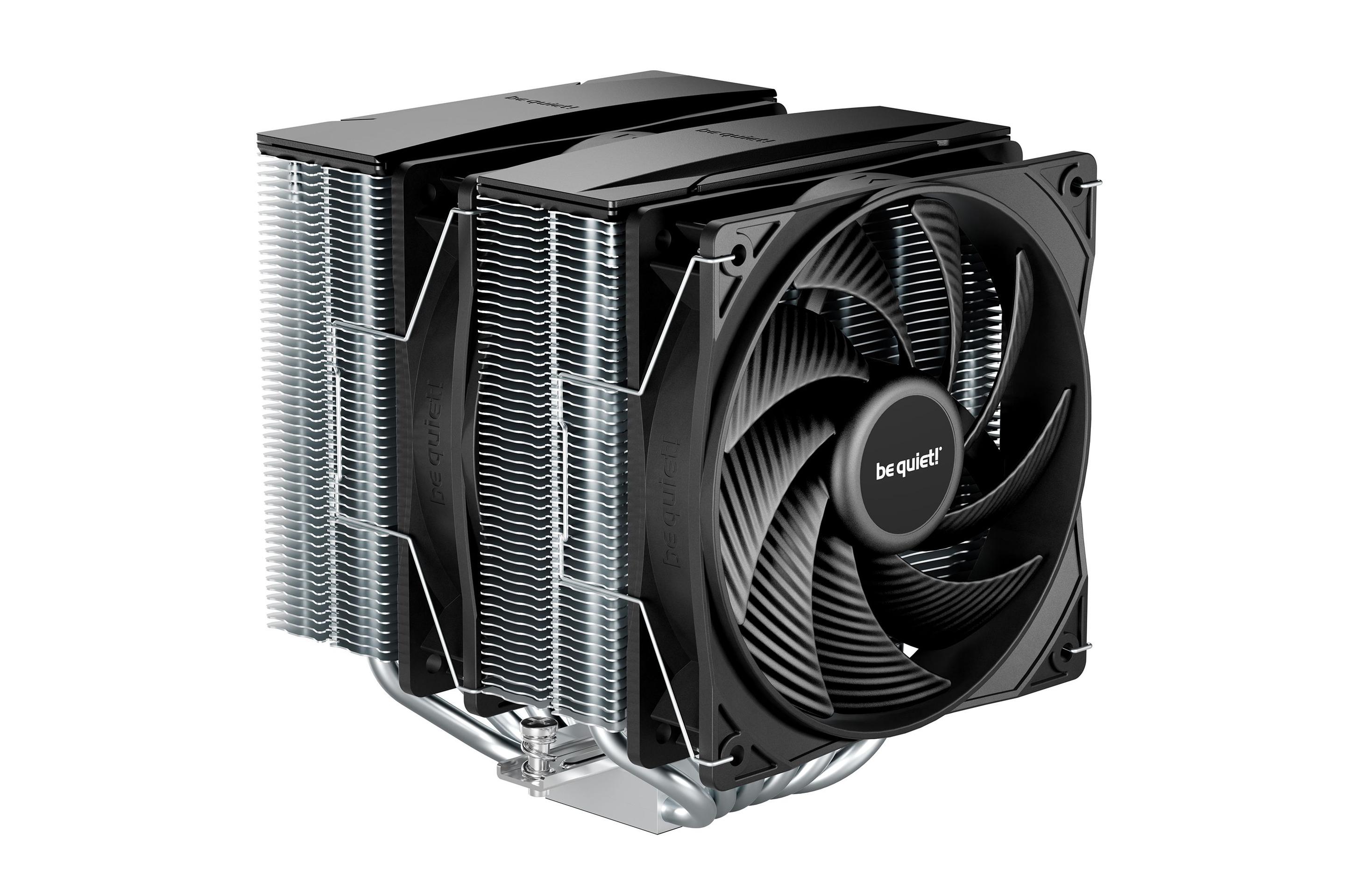 Dissipador de CPU BE QUIET! Pure Rock Pro 3 (120 mm - 2 ventoinhas - 2000 RPM - Prateado)
