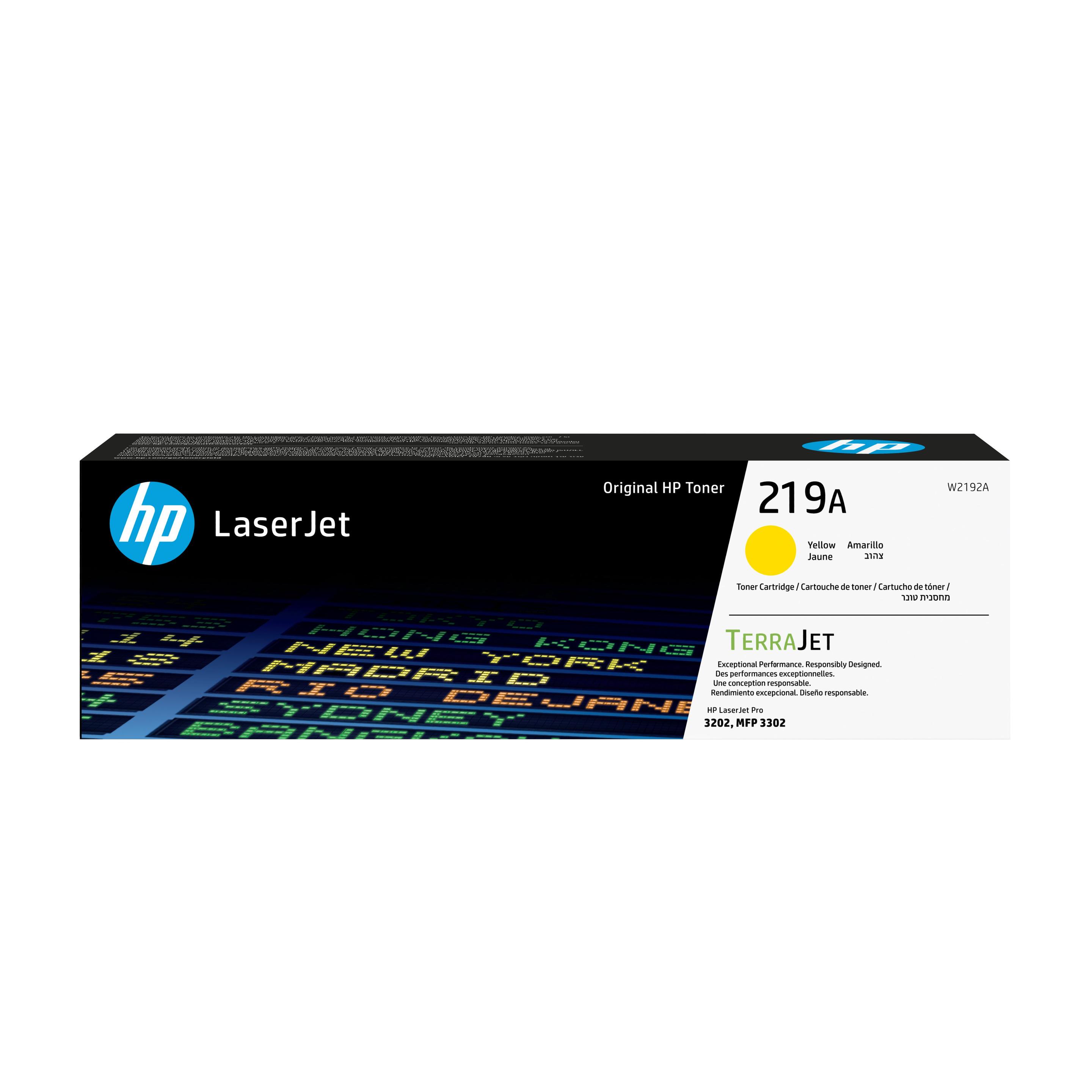 Toner HP W2192A (0 páginas - Amarelo)