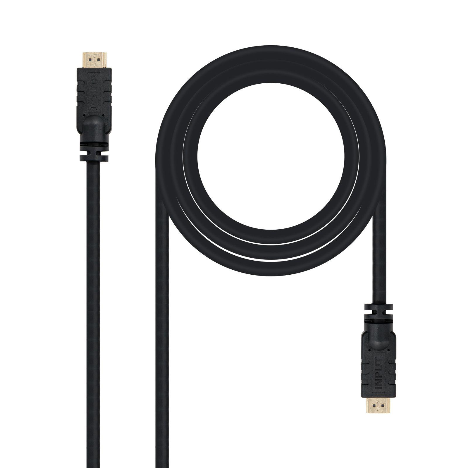 Cabo HDMI NANO CABLE 10.15.1820 (20 m - 120 Hz - HDMI Type A - Preto)