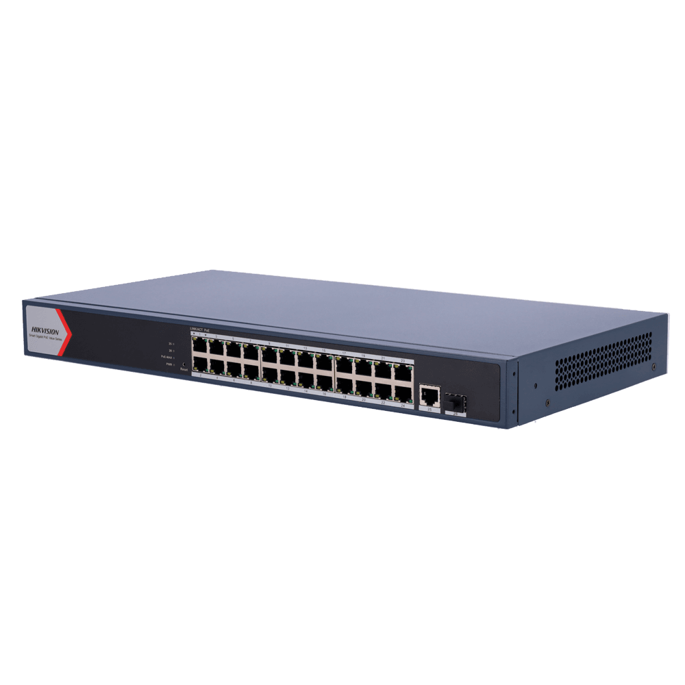 Switch PoE Gerível HIKVISION DS-3E1526P-EI/M (Gigabit Ethernet - 4,1 MB - 56 Gbit/s - Cinzento)