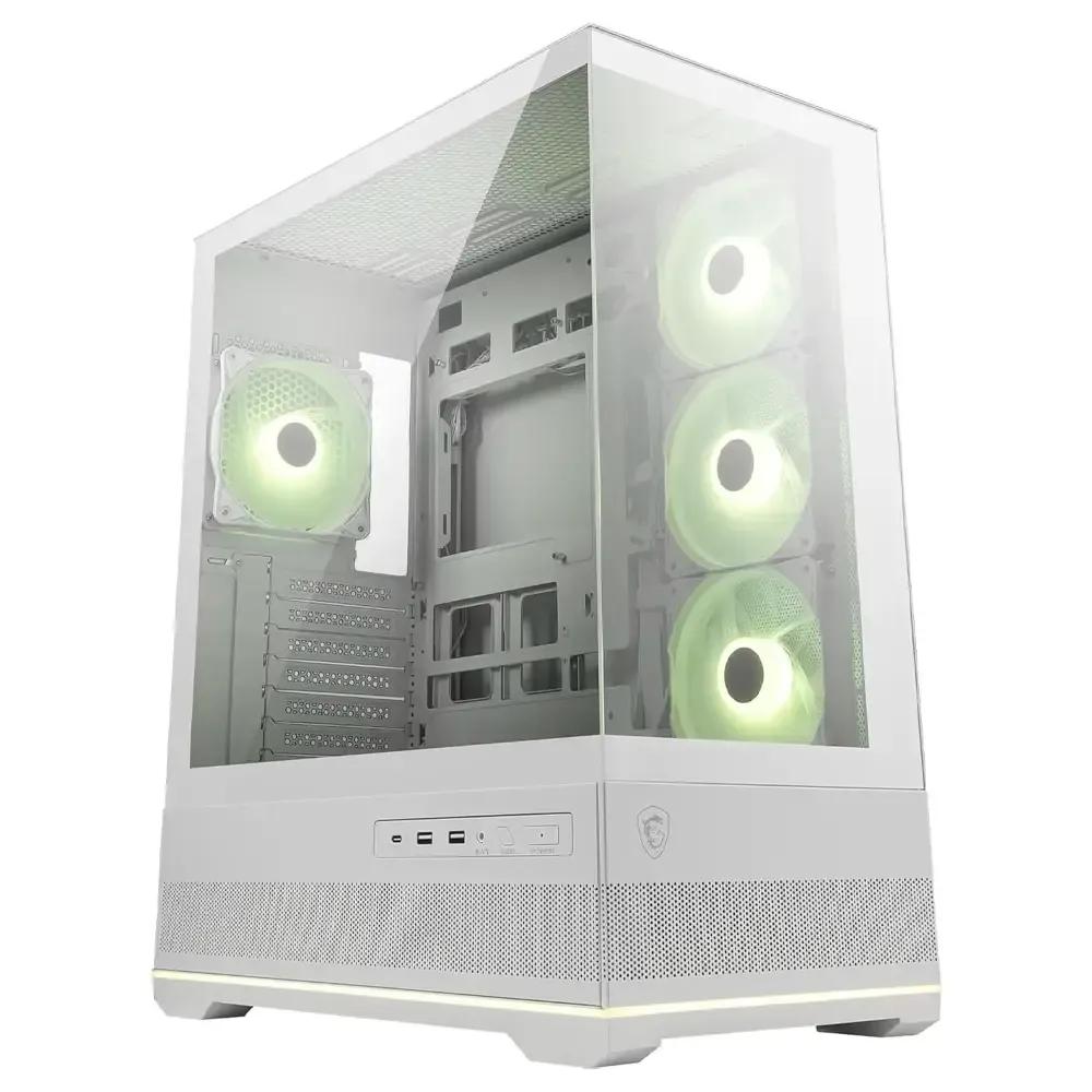 Caixa PC MSI MAG PANO 110R PZ (ATX, micro-ATX, Mini-ATX - Midi Tower - Vidro temperado - Branco) — miniatura 2