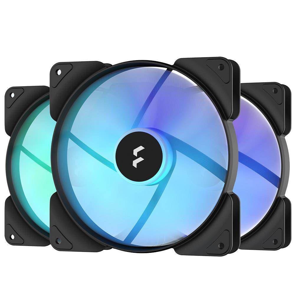 Ventoinha para Caixa de PC FRACTAL DESIGN Aspect 14 RGB PWM (Não suportado - LED RGB multicolorida - 2,16 W - Preto), miniatura 2