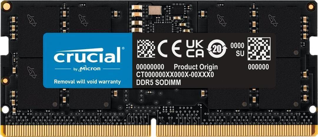 Memória RAM CRUCIAL CT16G56C46S5 (5600 MHz - 16 GB - SO-DIMM)