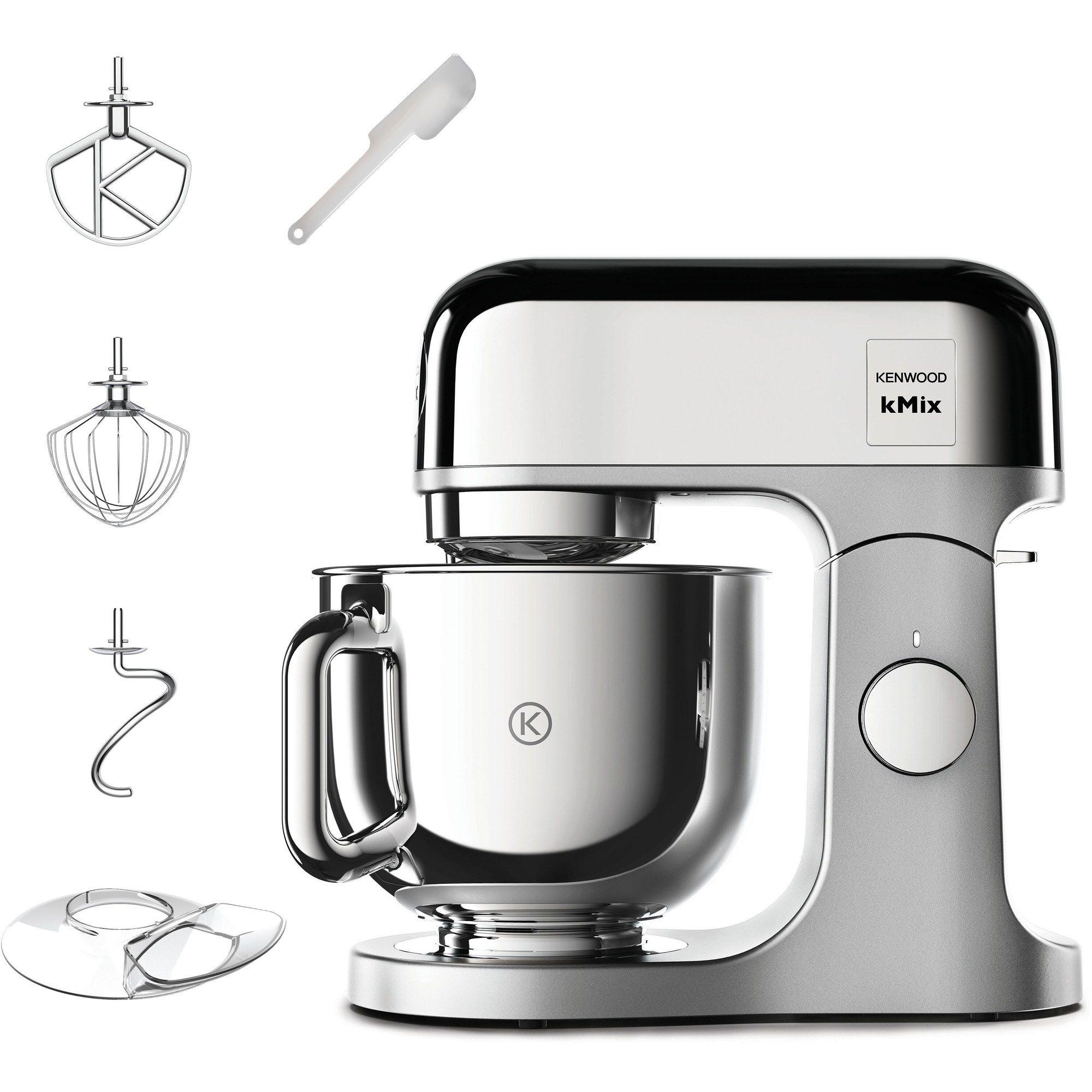 Batedeira KENWOOD KMX760ACH (1000 W - 5 L - Altura 35,5 cm - Cromado/Cinzento)