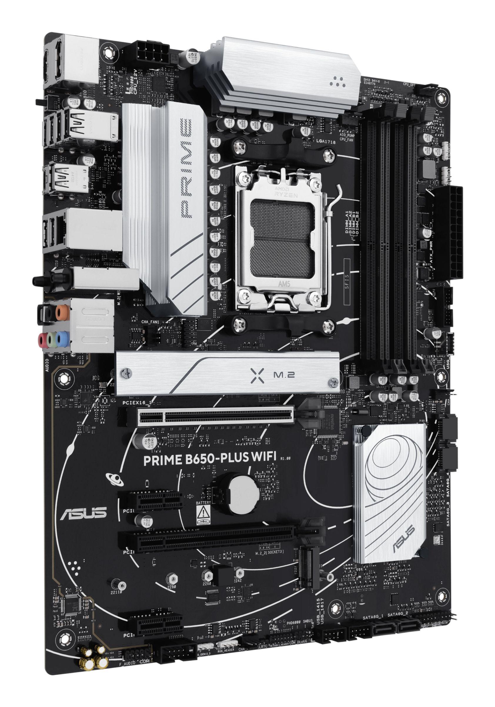 Motherboard ASUS PRIME B650-PLUS WIFI (AM5 - ATX - Duplo canal) — miniatura 3