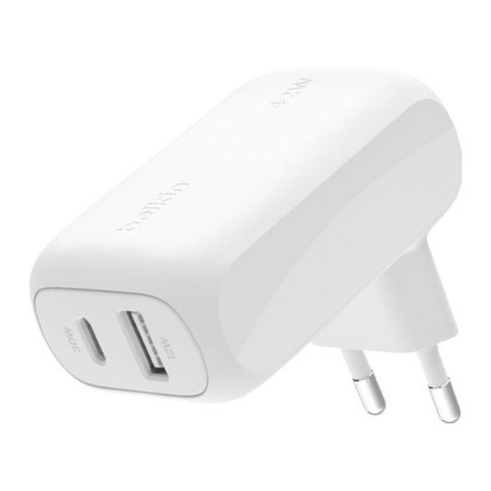Carregador de Parede BELKIN WCB009VFWH (1 porta USB-A e 1 porta USB-C - AC - Branco), miniatura 2